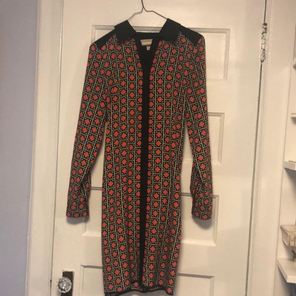 Michael Kors Geometric Shirt Dress size 4